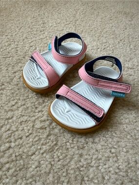 Pink Toddler Native Charley sandals
